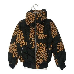 MARCELL VON BERLIN print puffer jacket size 6 BNWT Ski winter core school travel